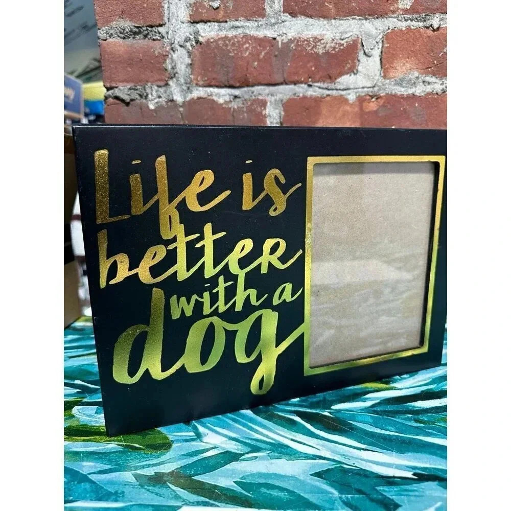 TJMaxx Life is Better with a Dog Photo Frame